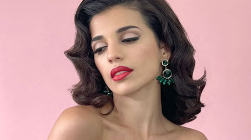 Meet our first ever vintage-style half wig, Virginia