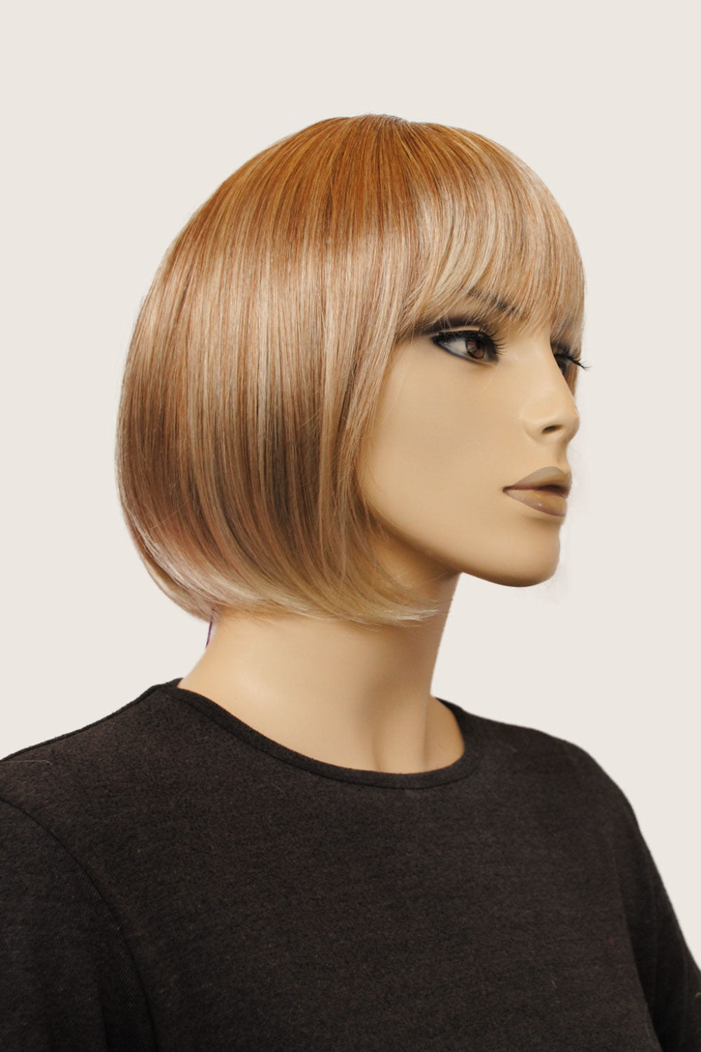 Blonde bob wig with fringe: Gracie 613T27