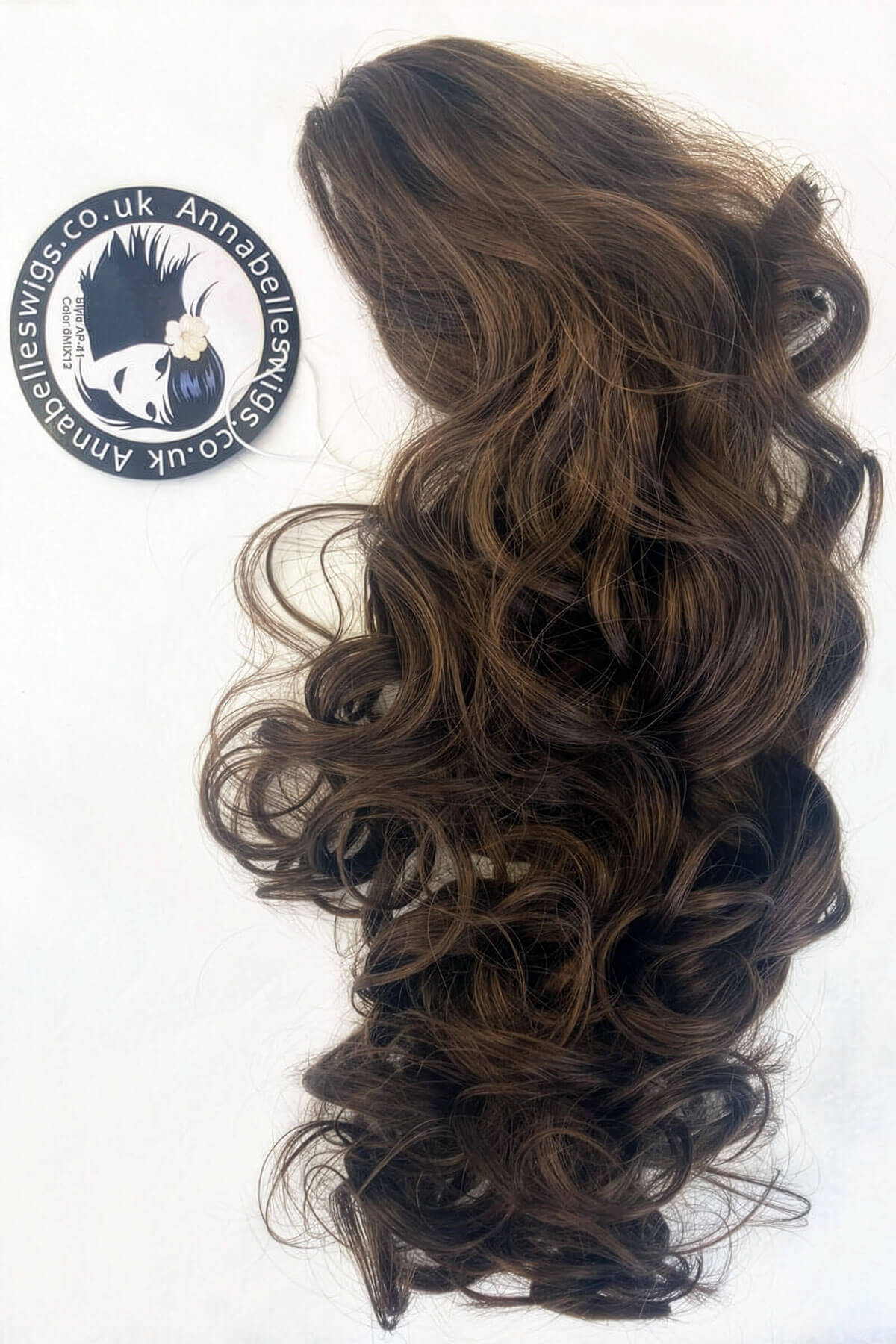 Long wavy ponytail hairpiece extension: Tiffany