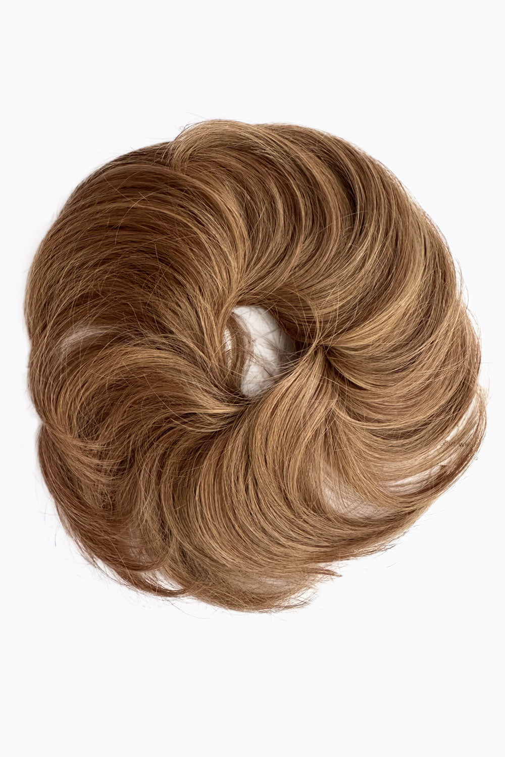 Scrunchie bun hairpiece, easy updo messy bun: Betsy light brown 12