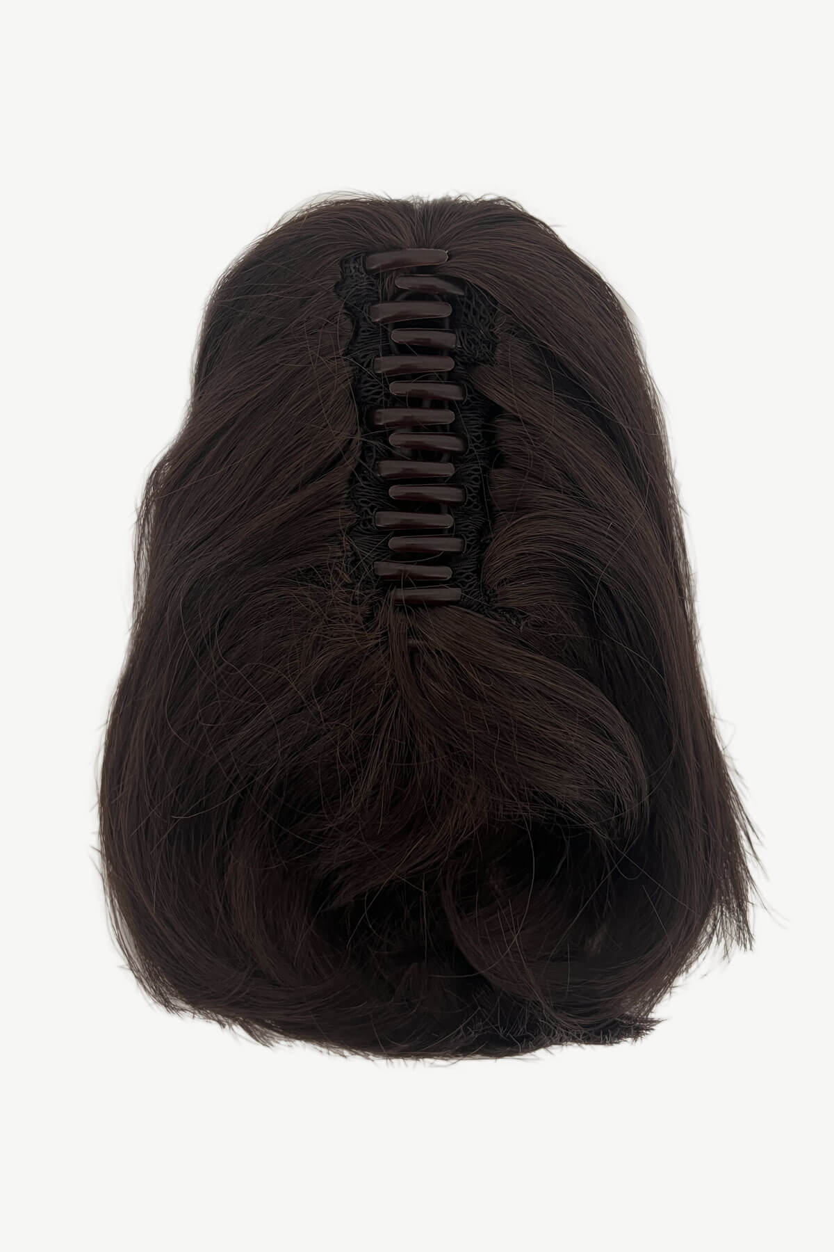 Short beehive ponytail hairpiece: Sherri dark chocolate brown 6