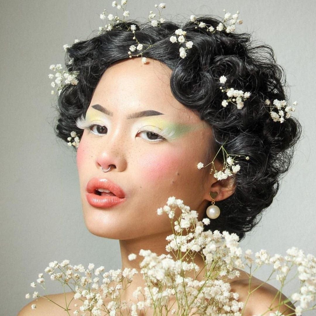 Annabelle's Wigs synthetic wig Black 1920s Style Wig with 20s Finger Waves: Cassie