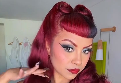 Pinup hair for everyday wear