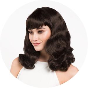 Brown wigs collection