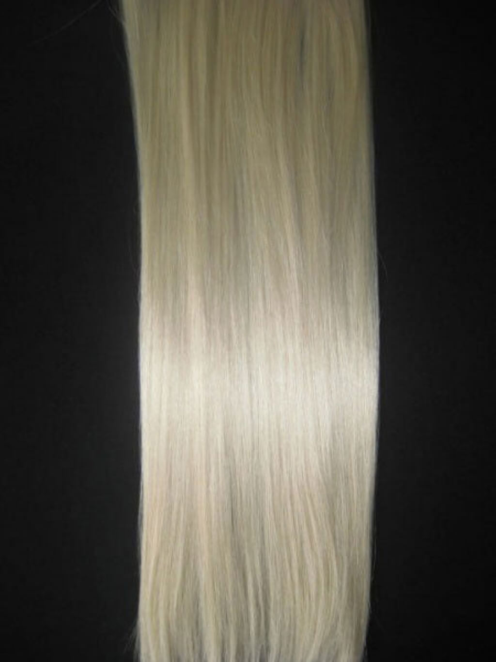 Clip-in hair extensions, 6 piece, full head, 150g blonde 613