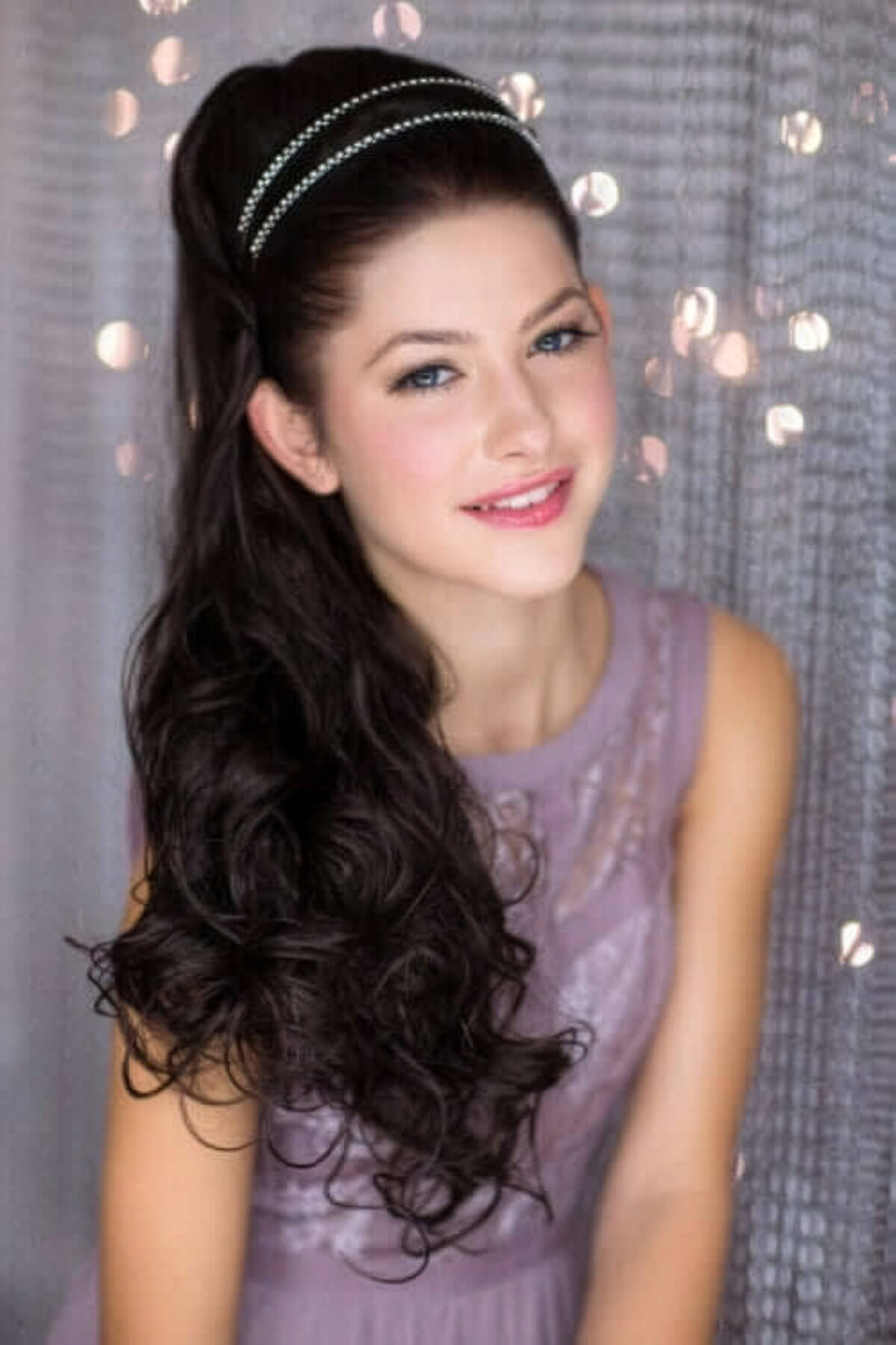 Extension clip on long ponytail hairpiece, curly: Sara dark chocolate blonde 24H613