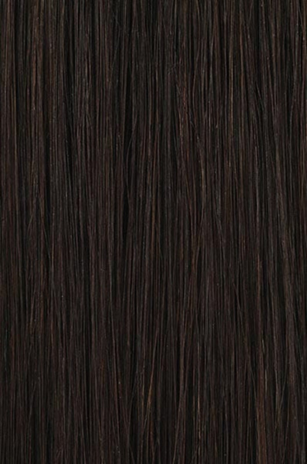Human Hair colour swatch dark brown 2-4